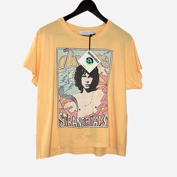 Daydreamer The Doors Strange Days Girlfriend Tee Melon Size 2X NEW NWT - Picture 3 of 4